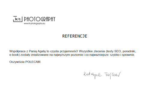 referencje dla copywriterka.eu