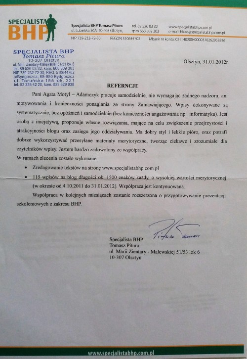 referencje copywriterka.eu