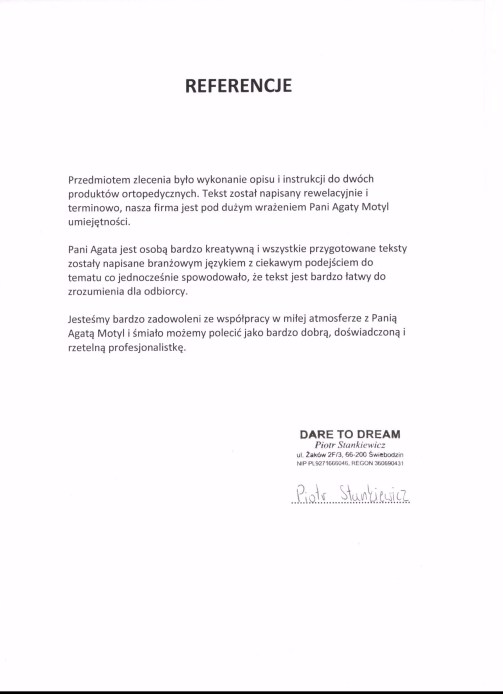 REFERENCJE COPYWRITERKA.EU